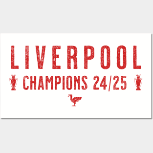 Liverpool Champions 25 red 1 Posters and Art
